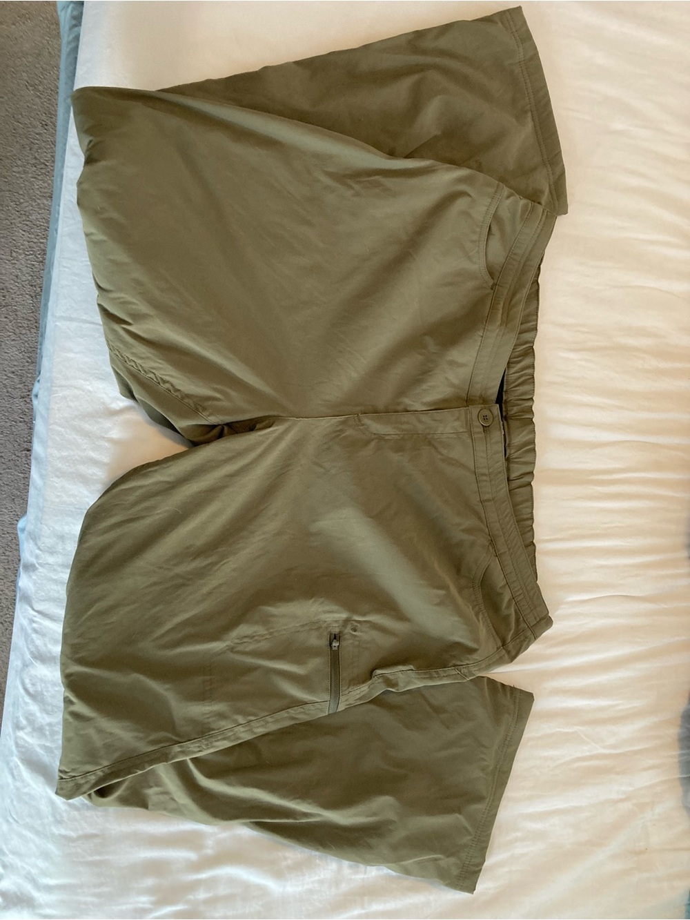 Eddie Bauer XXL gray lined hiking pants